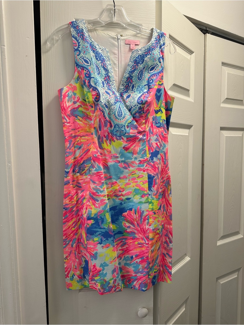 Lilly Pulitzer Bright and Colorful Pink Shift Dress